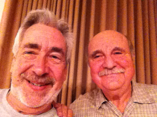 Steve with Dave Mech, Aprl 2014