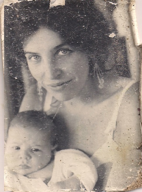 Wendy with infant Dan - 1976