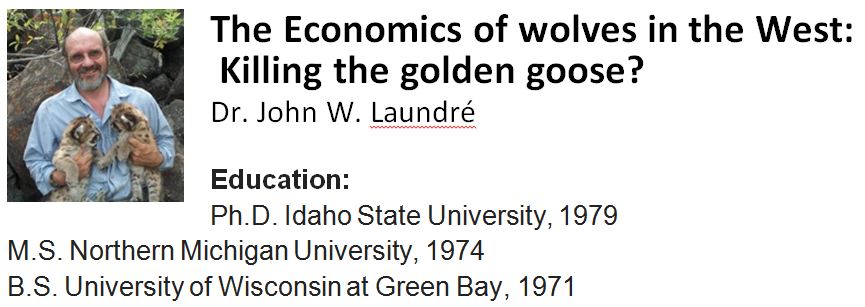 Economic Value of Wolves out West