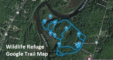 Wildlife Refuge Trail Map Google by Anna Dieffenbach